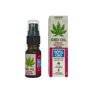 Aceite Euphoria 10% CBD Flor de Cerezo