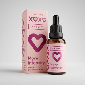XOXO Amplify More Intensity - Kissable clitoral arousal intimate gel, Pour Femme, 30 ml