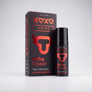 XOXO Prime More Power - Fast-absorbing erection enchancer, Pour Homme, 15 ml