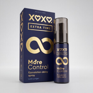 XOXO Extra Time More Control - Ejaculation delay spray, Last Longer, Pour Homme, 25 ml