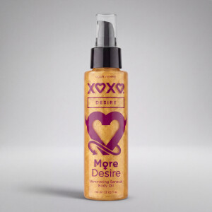 XOXO Desire More Desire - Shimmering Sensual Body Oil, Pour Femme, 110 ml