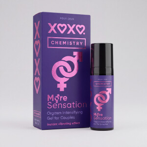 XOXO Chemistry More Sensation - Orgasm Intesifying Gel for Couples, Pour Deux, 15 ml