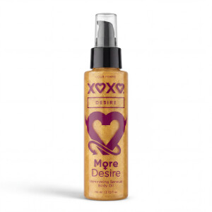 XOXO Desire More Desire - Shimmering Sensual Body Oil, Pour Femme, 110 ml